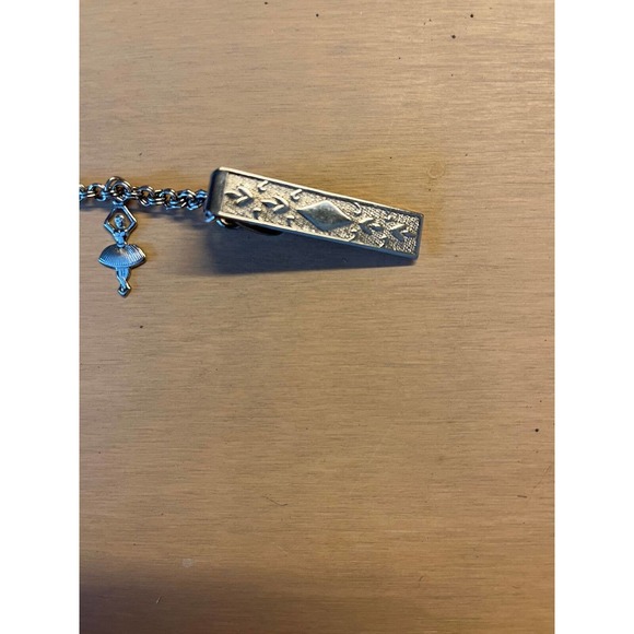 Vintage Bracelet Tie Clip 3 Ballerinas 9.5" - Picture 5 of 5